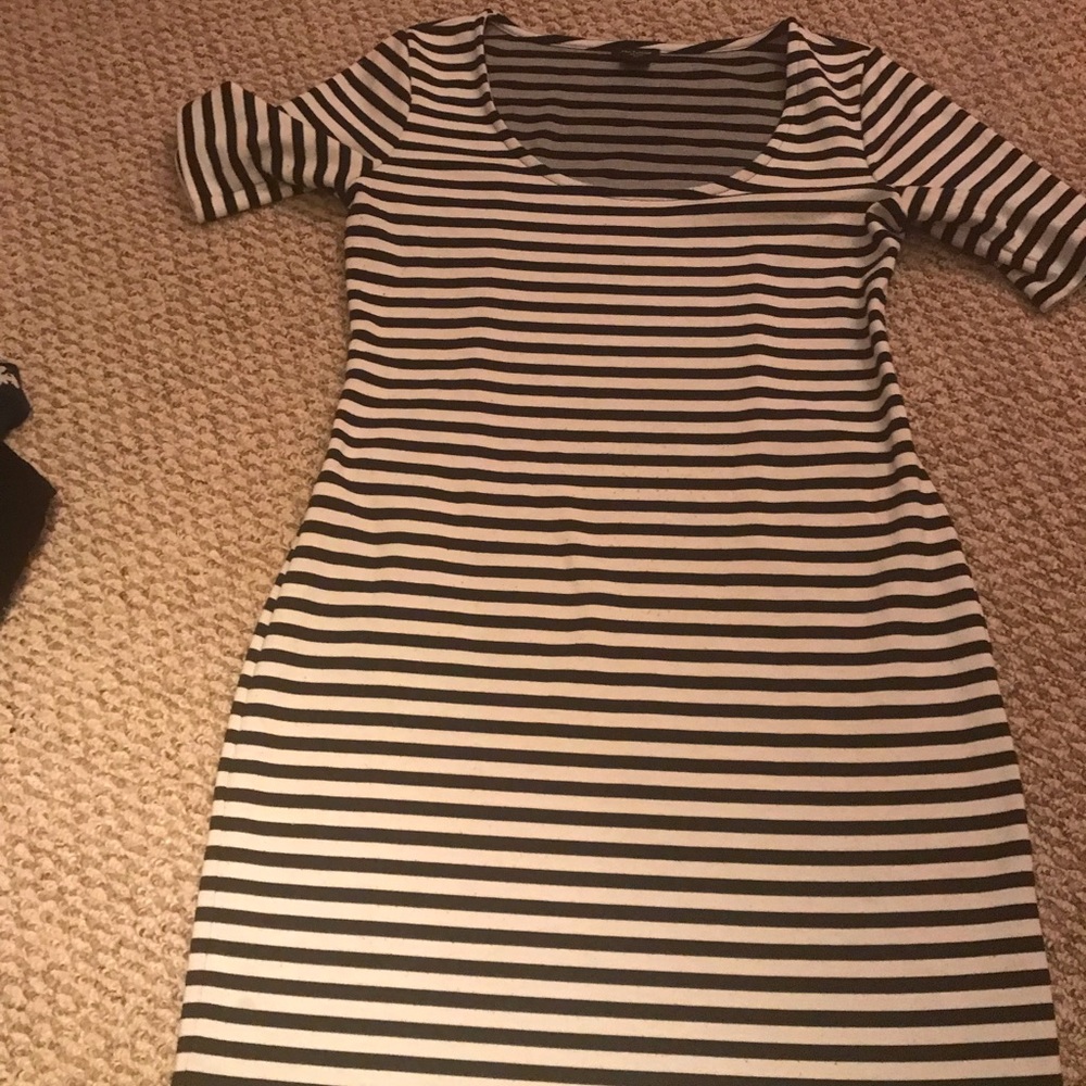 Stripped dress.